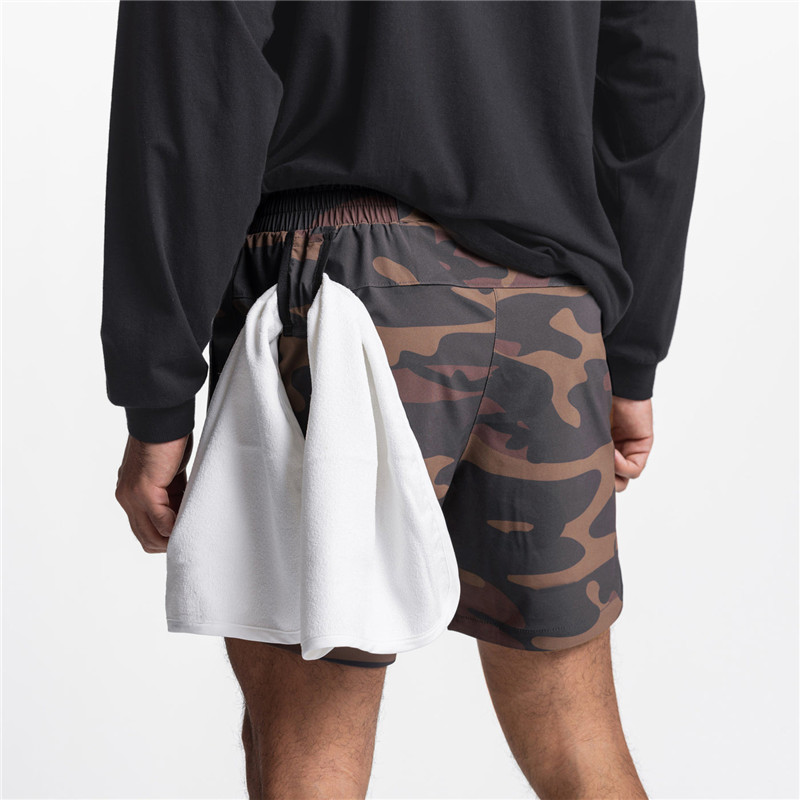 come4buy.com-Pantalones cortos para hombre Pantalones cortos deportivos informales de secado rápido para gimnasio