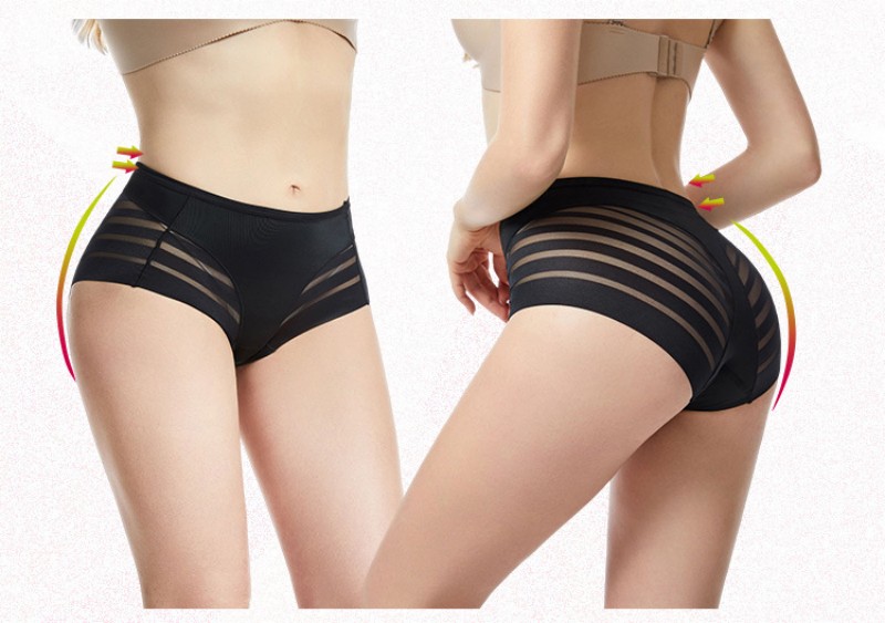 come4buy.com-Slips de cintura alta para mulleres con control de barriga elástica