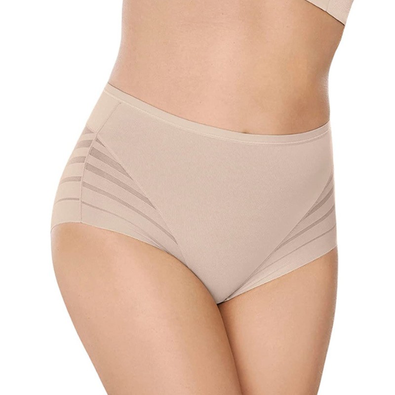 come4buy.com-High Waist Briefs Women Elastic Tummy Control Shapewear