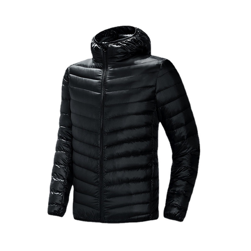 come4buy.com-Ultra Light Duck Down Spring Hooded Jackets Men