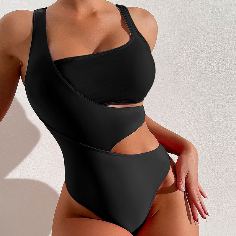 come4buy.com-Ženski jednodijelni kupaći kostim s visokim strukom