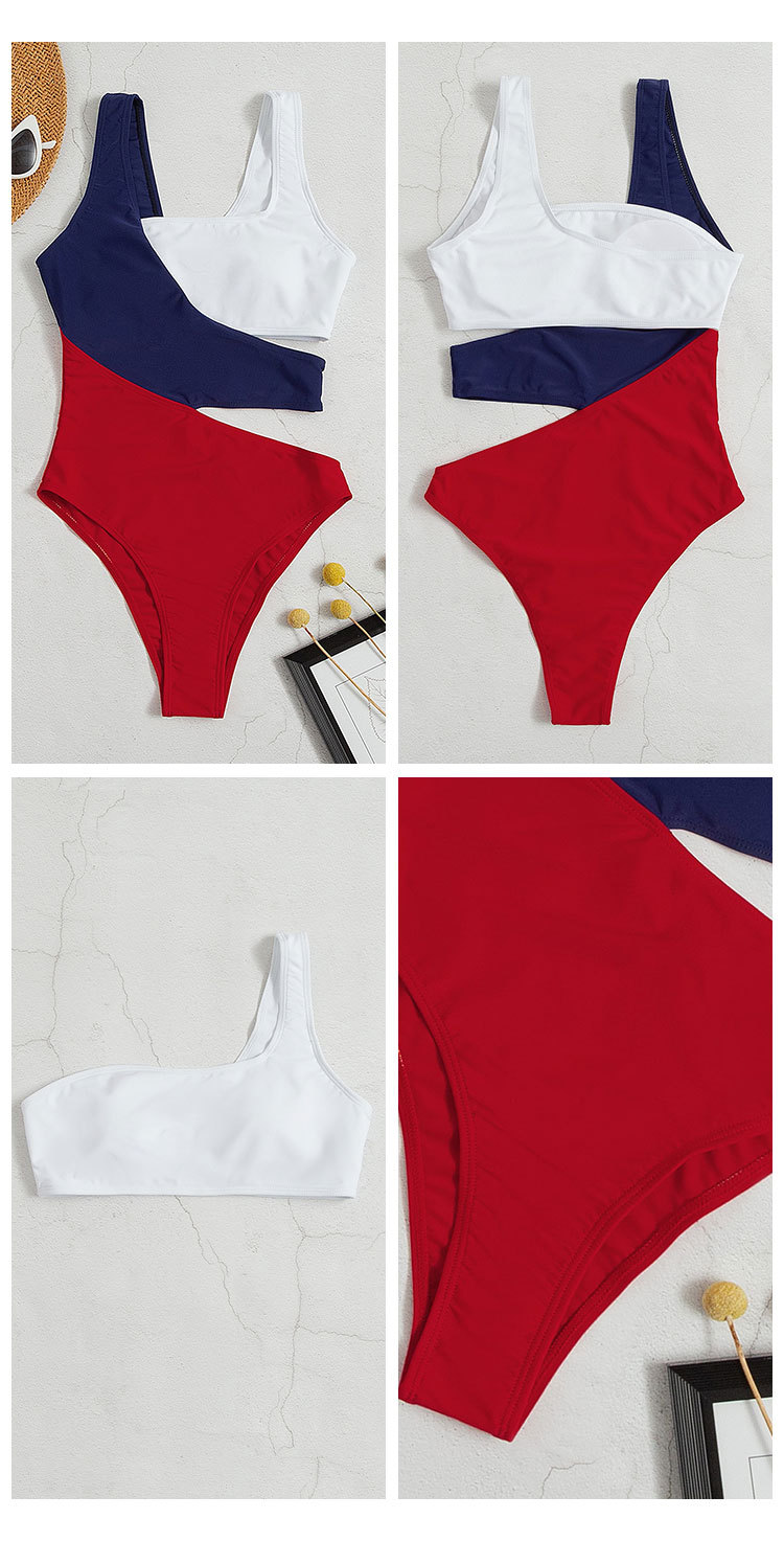 come4buy.com-Ženski jednodijelni kupaći kostim s visokim strukom