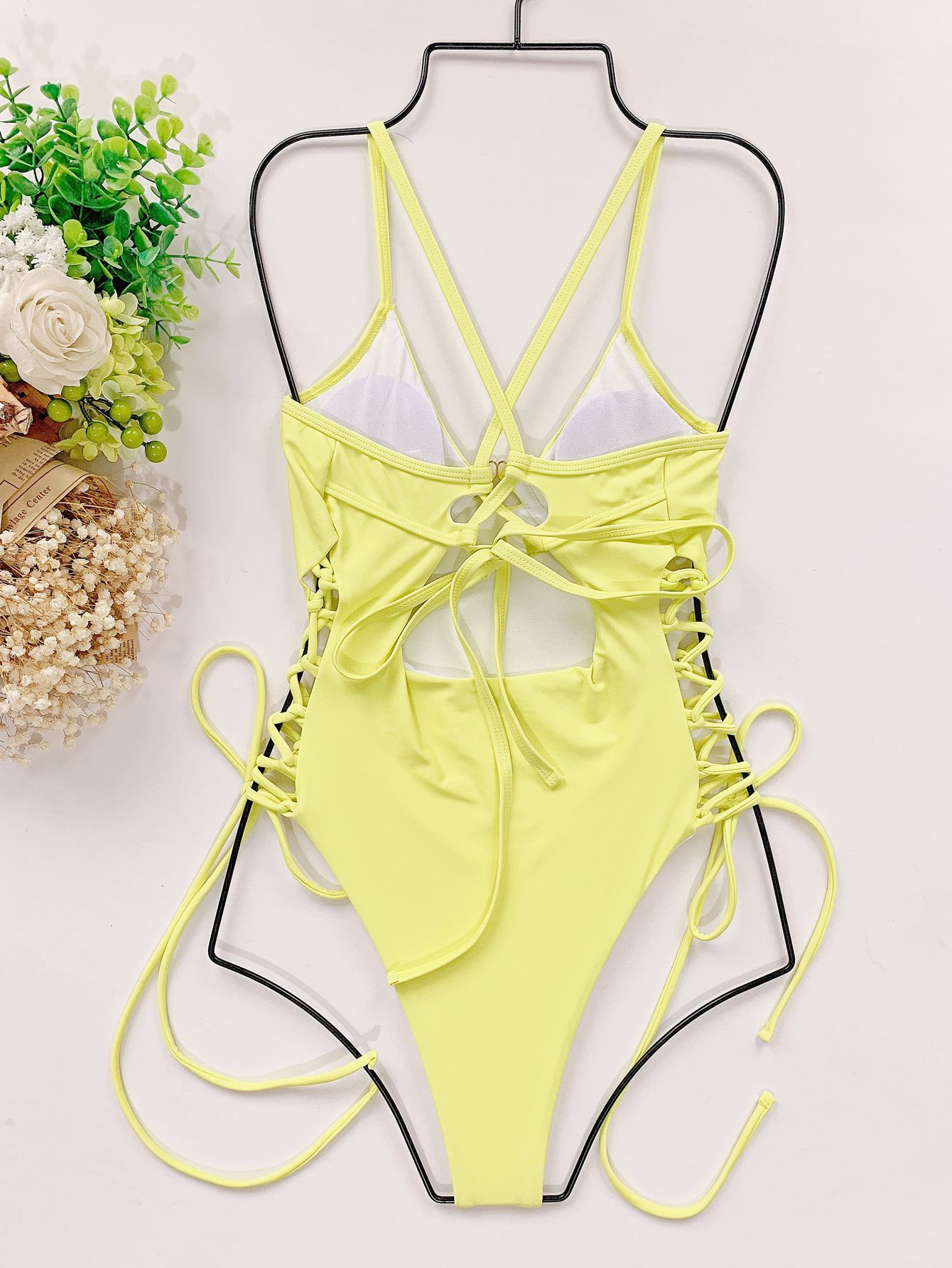 come4buy.com-Ženski jednodijelni kupaći kostim bez leđa