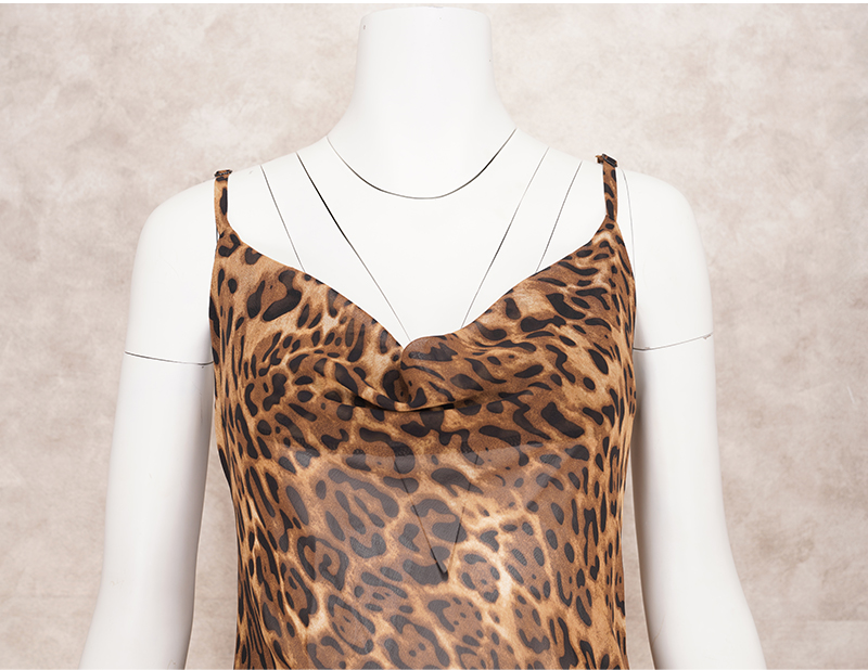come4buy.com-Party Dresses Leopard Long Sundress Maxi Dress