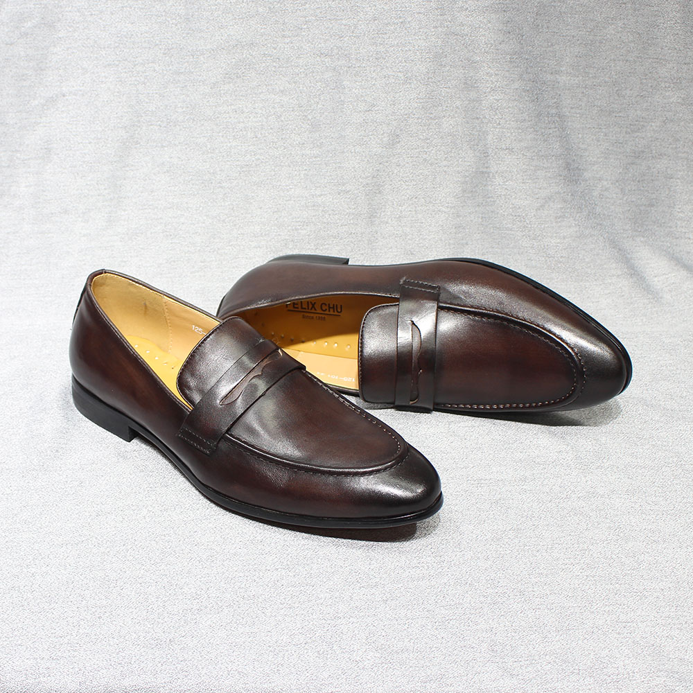 come4buy.com-Elegant Penny Loafers Leather Men Shoes