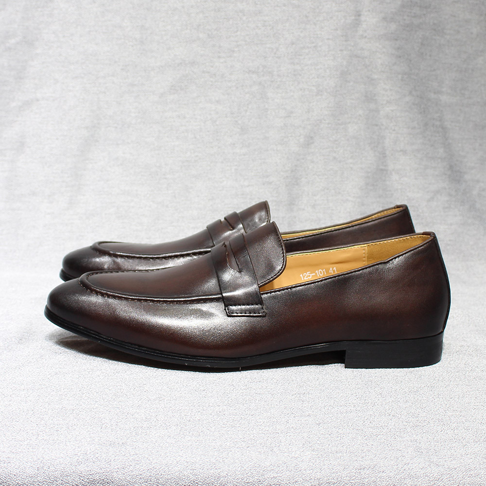 come4buy.com-Elegant Penny Loafers Leather Men Shoes