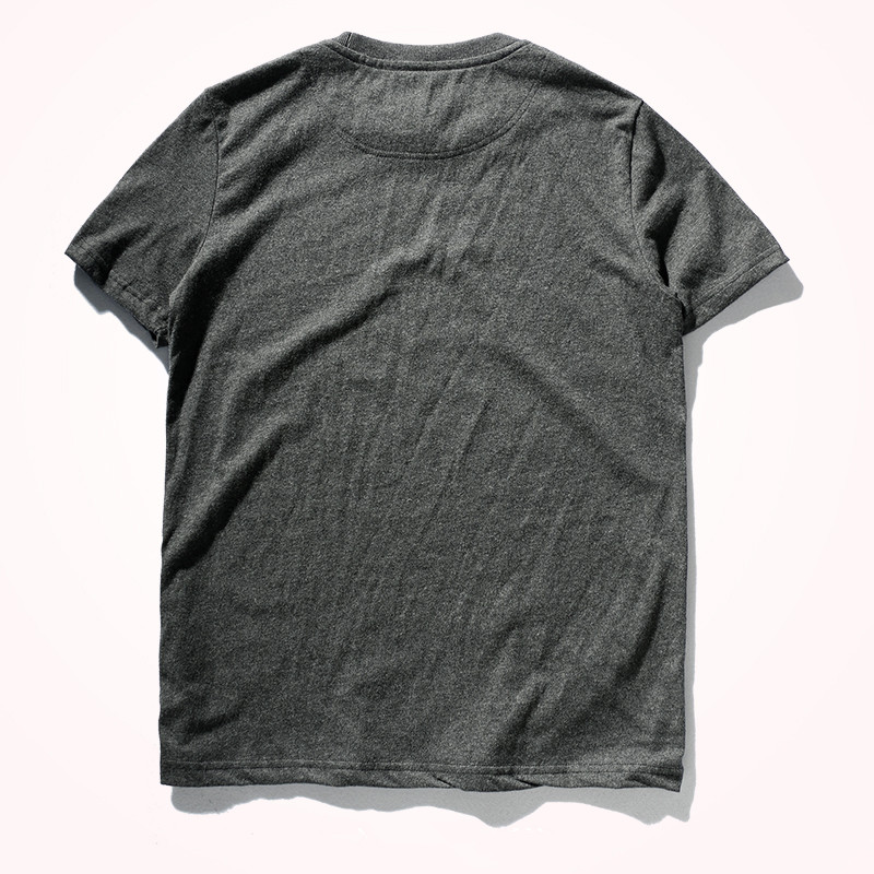 come4buy.com-Cotton Washed Old Loose Brushed Tela T-shirt