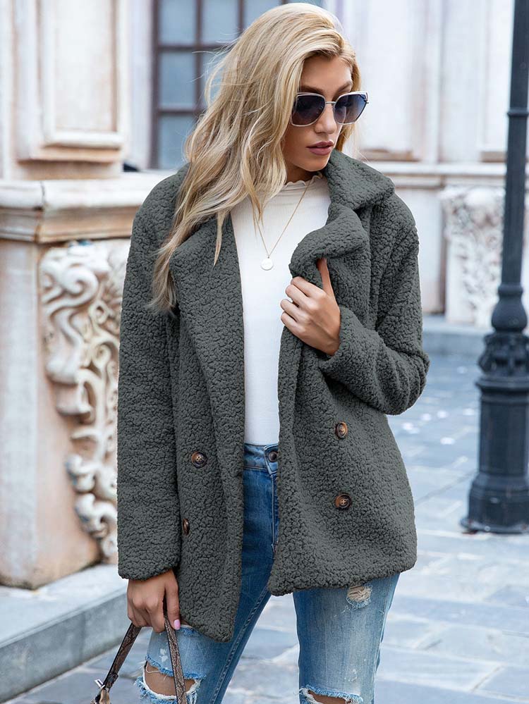 come4buy.com-Teddy Coat Women Faux Fur Coat