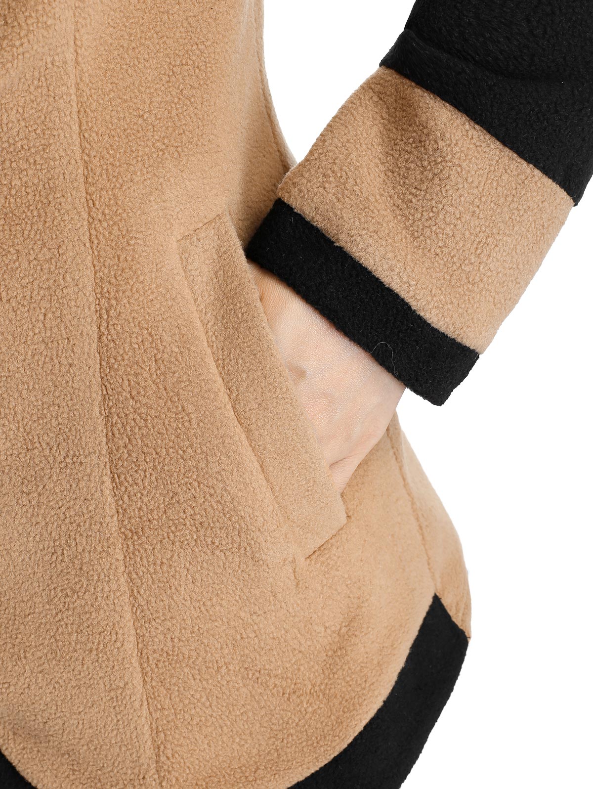 come4buy.com-Fleece Jacket na Full Sleeve Warm Coat