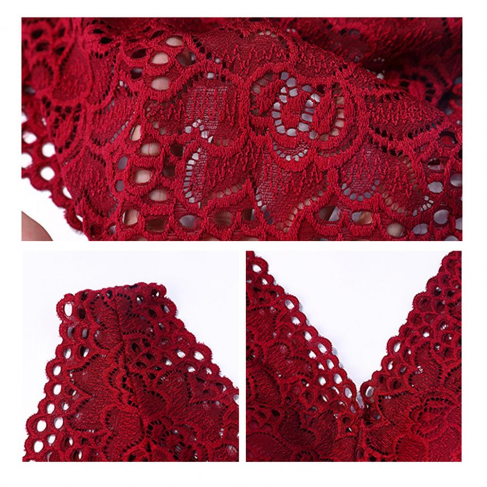 come4buy.com-Sexy Lace V-neck Vest with Pads