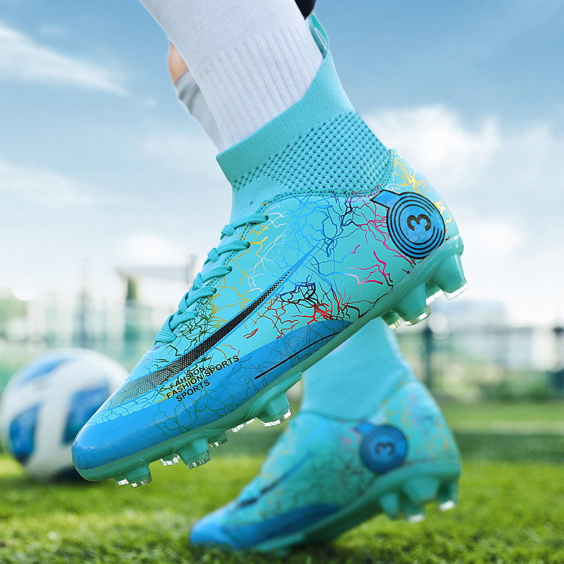 come4buy.com-Botas de fútbol Tacos de fútbol para niños al aire libre Zapatos de fútbol