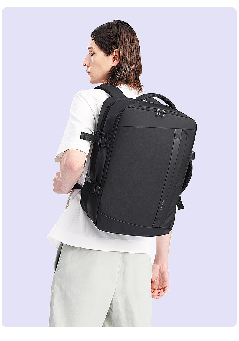 come4buy.com-黑色大容量 15.6 筆記型電腦背包