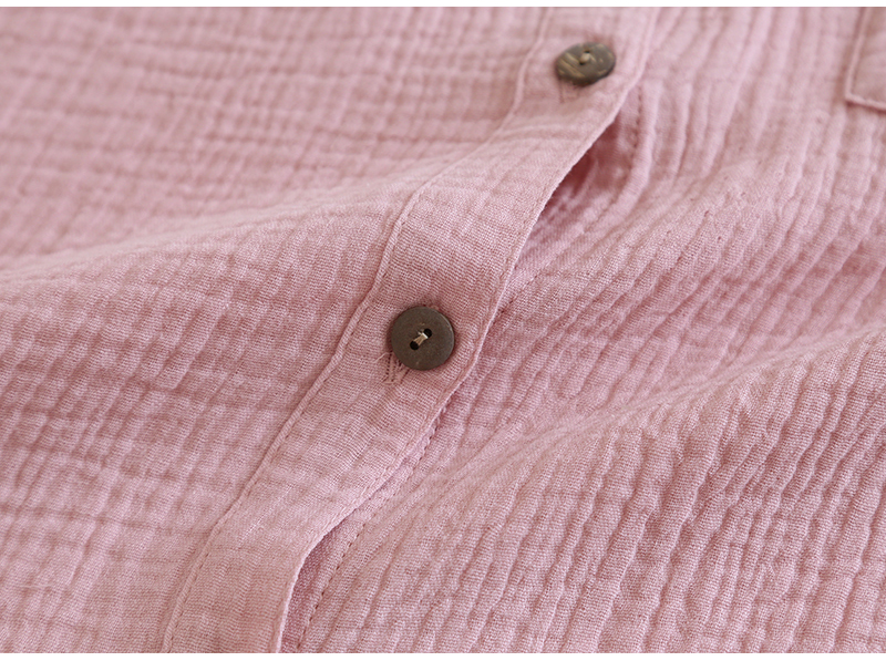 come4buy.com-Long Sleeve Cotton Shirts Women Chic Blouses