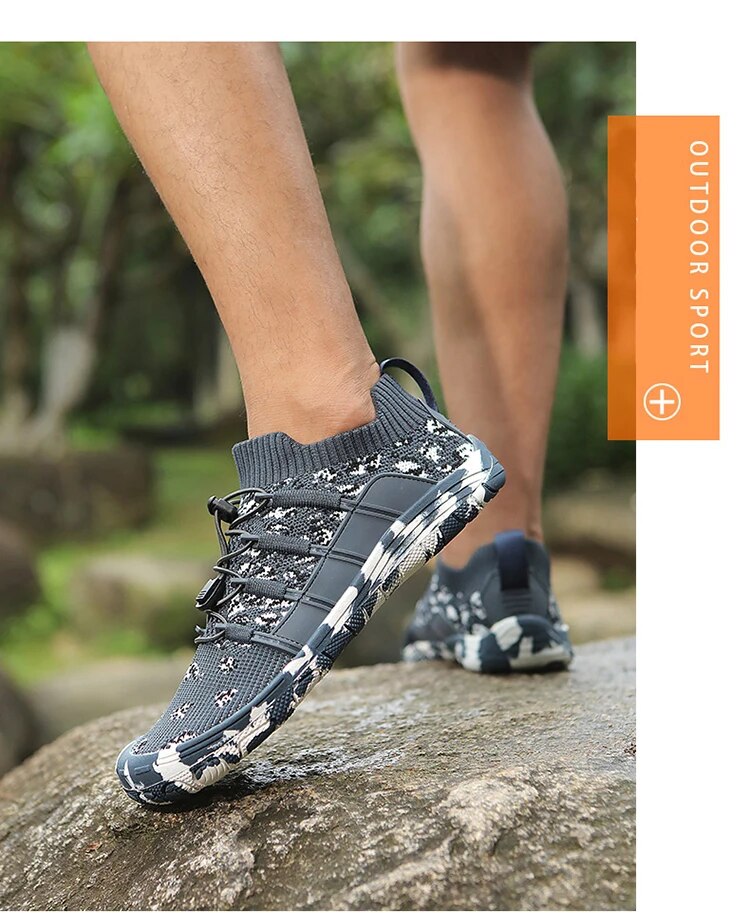 come4buy.com-Unisex Camouflage Beach Berefoot Sneakers