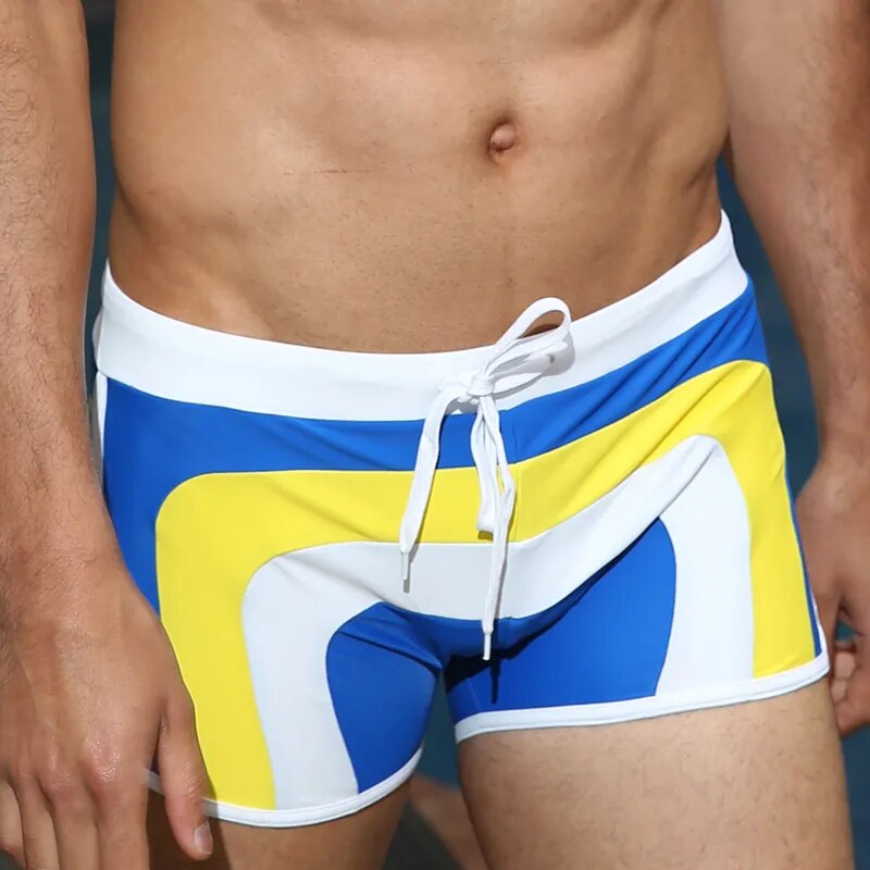 come4buy.com-Sexy Sports Swimwear Pocket Trunks For Men