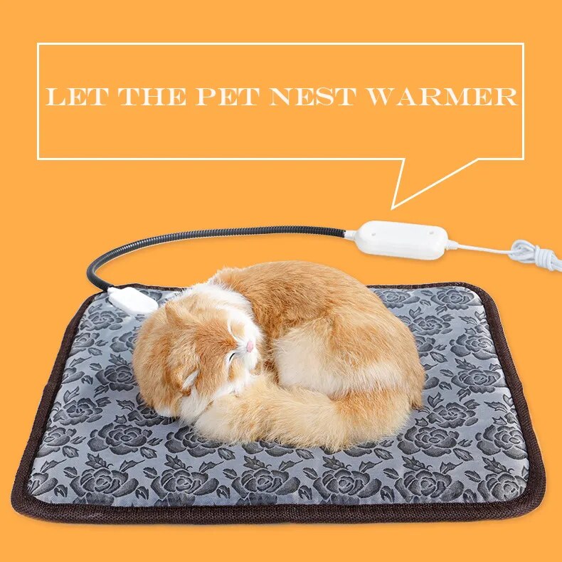 come4buy.com-Pet Dog Bed Mat Electric Heating Pad Blanket