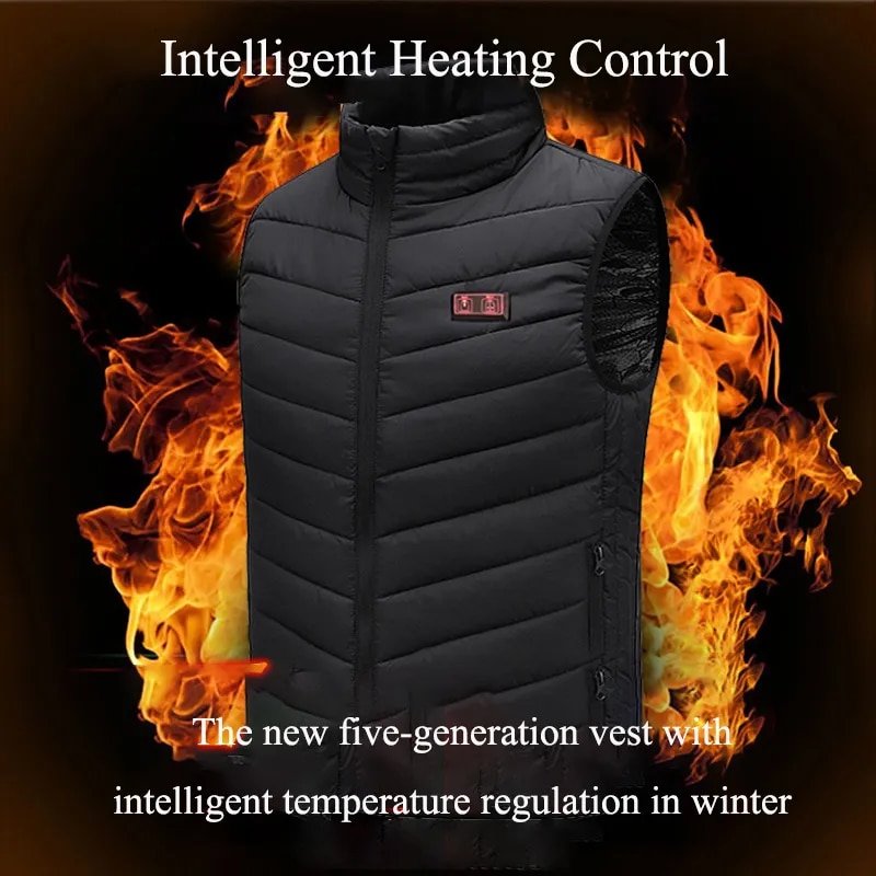 come4buy.com-Jachetă cu încălzire electrică Jachetă cu puf încălzită