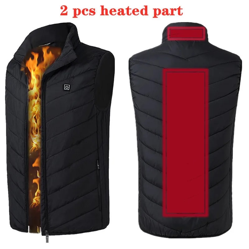 come4buy.com-Electric Heating Vest Heated Down բաճկոն