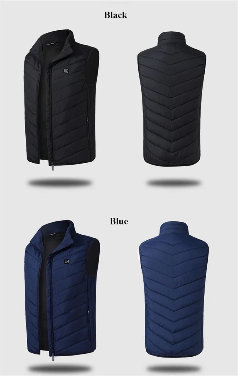 come4buy.com-Electric Heating Vest Heated Down Jacket