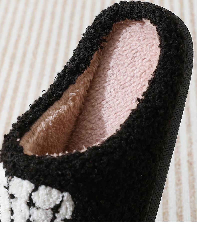 Come4buy.com-أحذية منزلية دافئة من القطيفة للأرضيات الداخلية غير قابلة للانزلاق