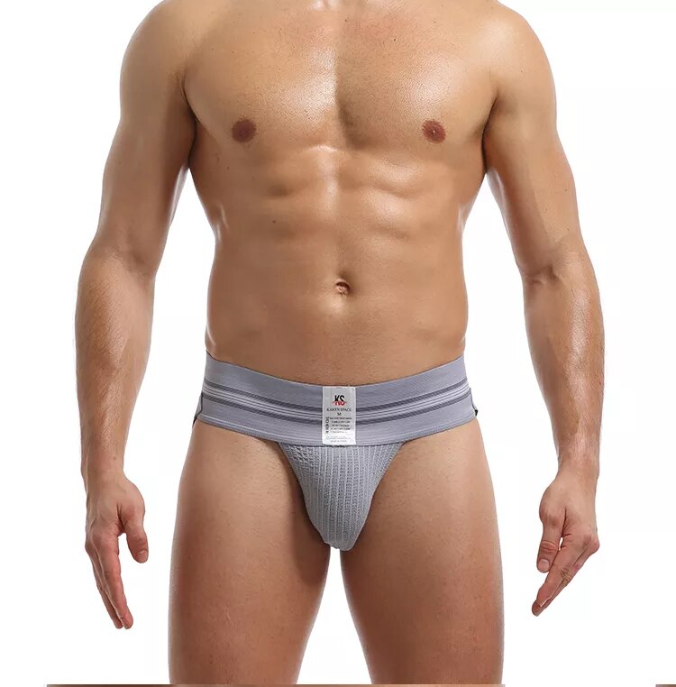 come4buy.com-Sexy Men Thong Underwear U G Strings Qoton Briefs