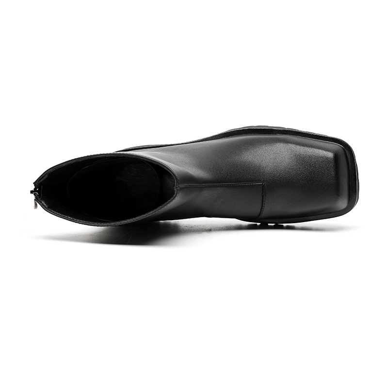 come4buy.com-Hick Soled Platform Men Boots Luxury High Top Shoes