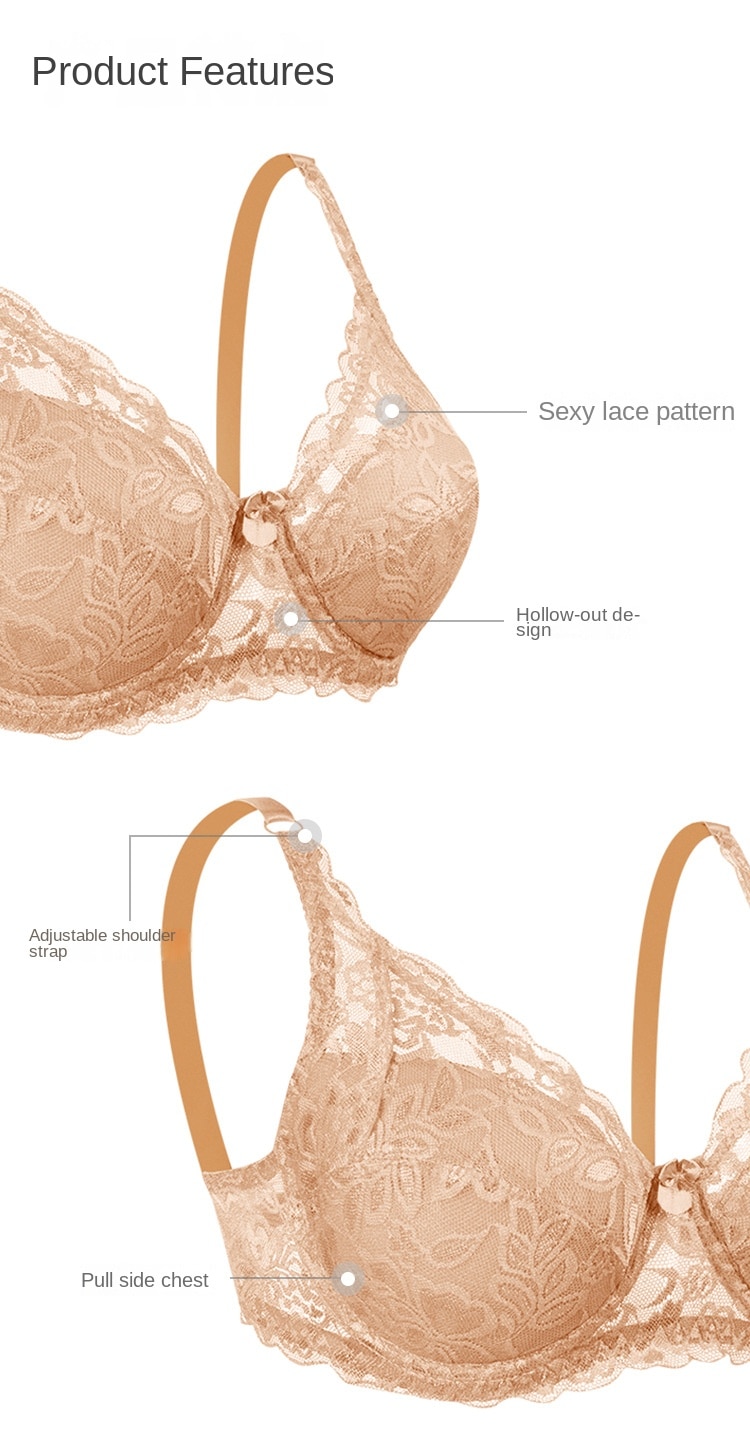 come4buy.com-Women Sexy Lace Bra Underwire Cotton Bras
