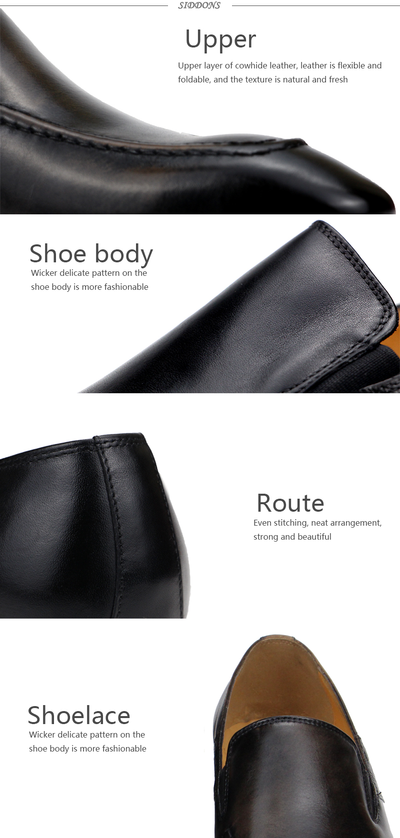 come4buy.com-Stylish Black Men's Cow Leather Loafers Shoes