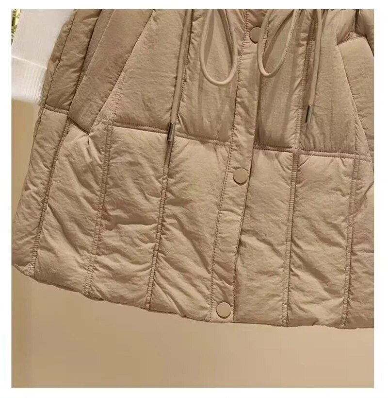 come4buy.com-Women Sleeveless Vest Hooded Jacket Down