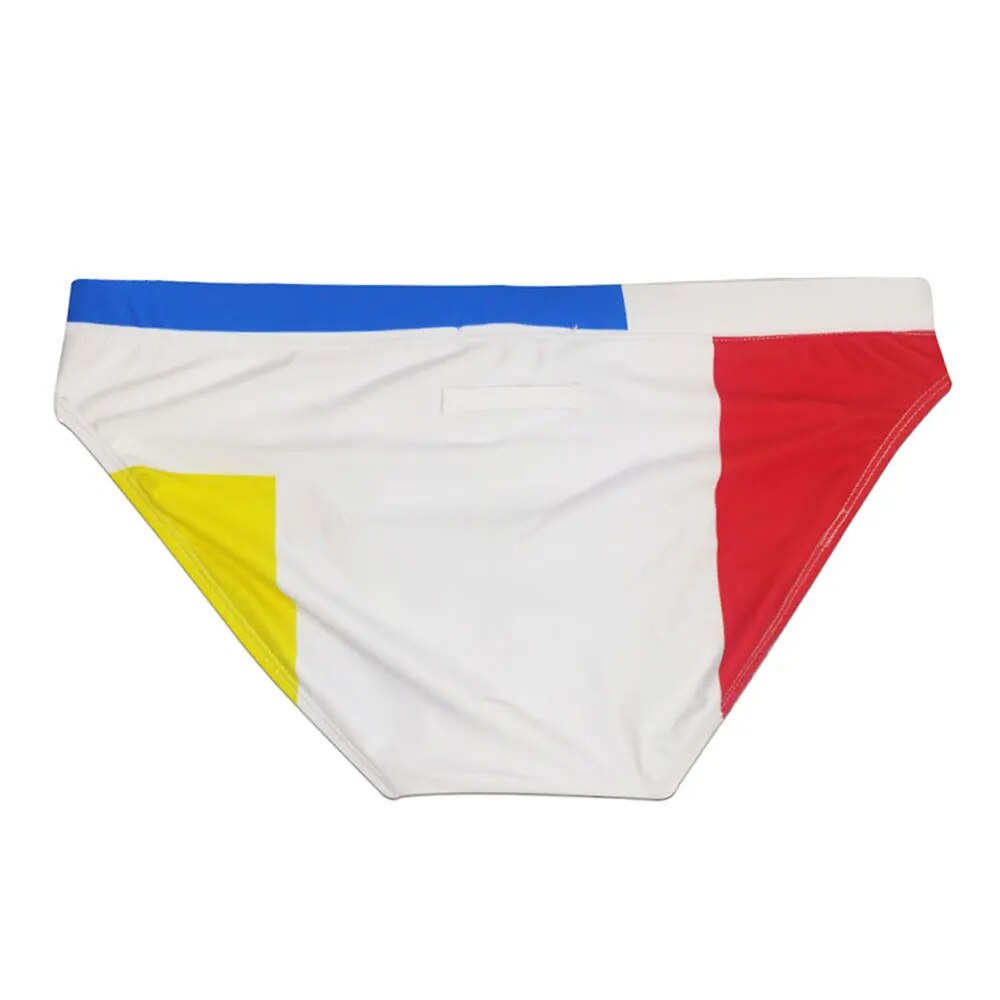 come4buy.com-Машки секси гаќички за пливање со низок струк за сурфање кратки