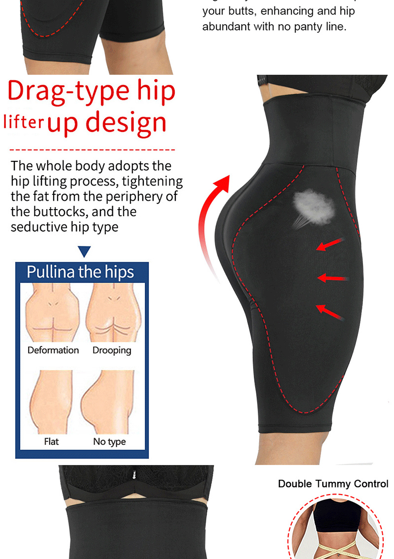come4buy.com-Women Butt Lifter Shaper Kalhotky Sexy tvarovač těla s vycpávkami