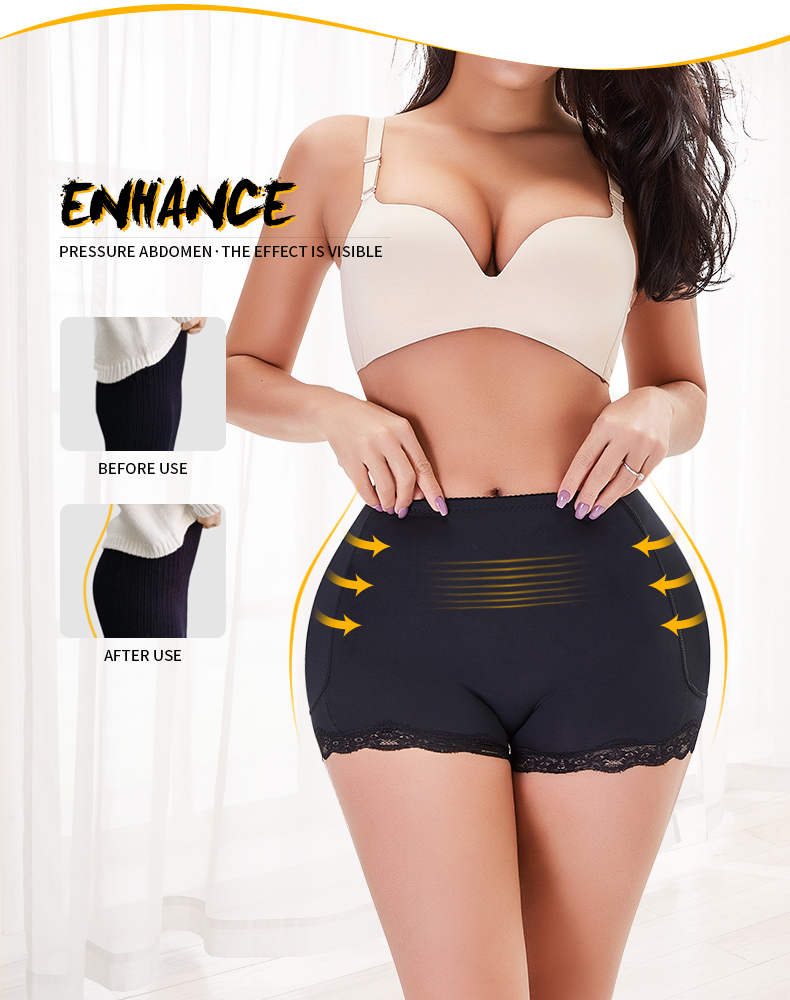 come4buy.com-Padded Butt Lifter Corrective Underwear | Enhancer Butt & Body Shaper