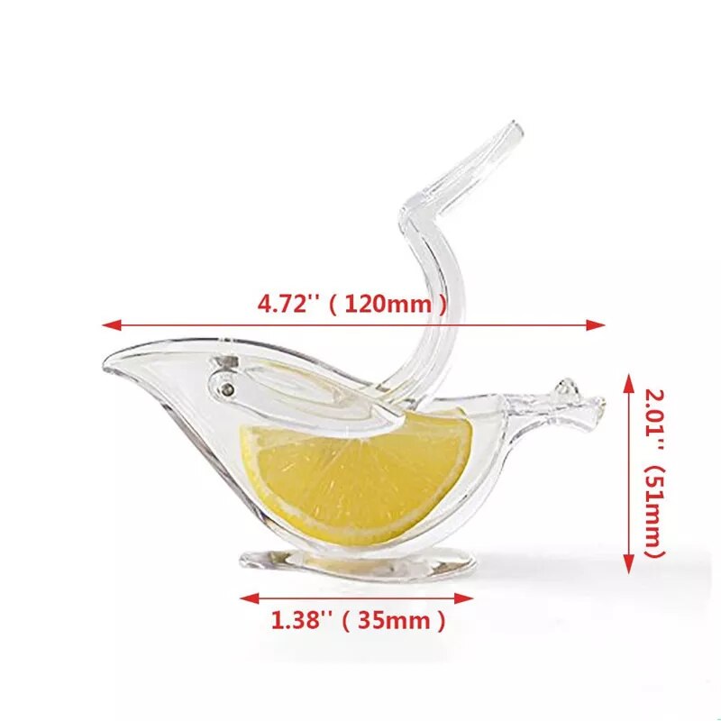 come4buy.com-Mini manual juicer manuk ngawangun transparan lemon juicer