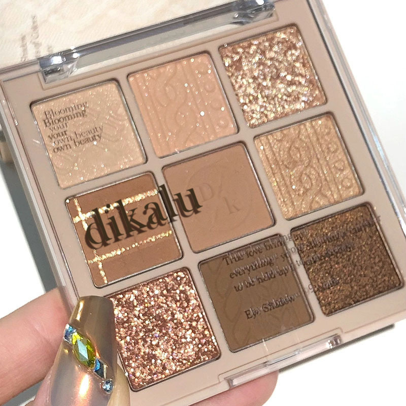 come4buy.com-9-Color Eye Shadow Palette Glitter Pearly Eyeshadow