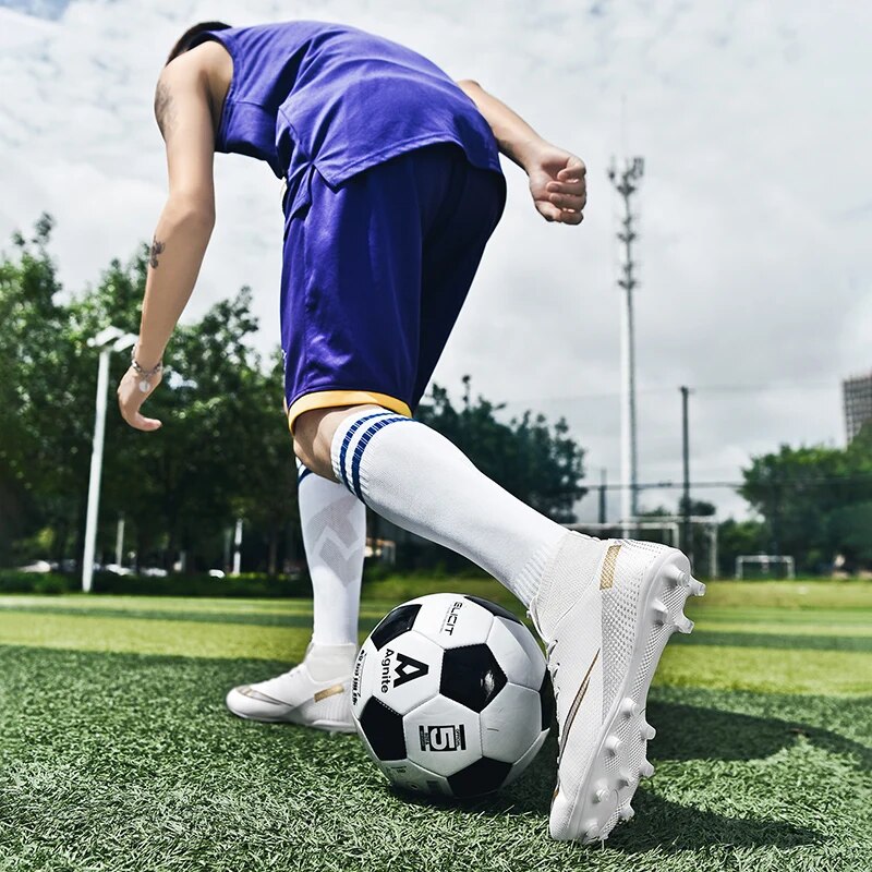 come4buy.com- Pantofi de fotbal pentru antrenament de futsal Pantofi de fotbal cu croi înalți
