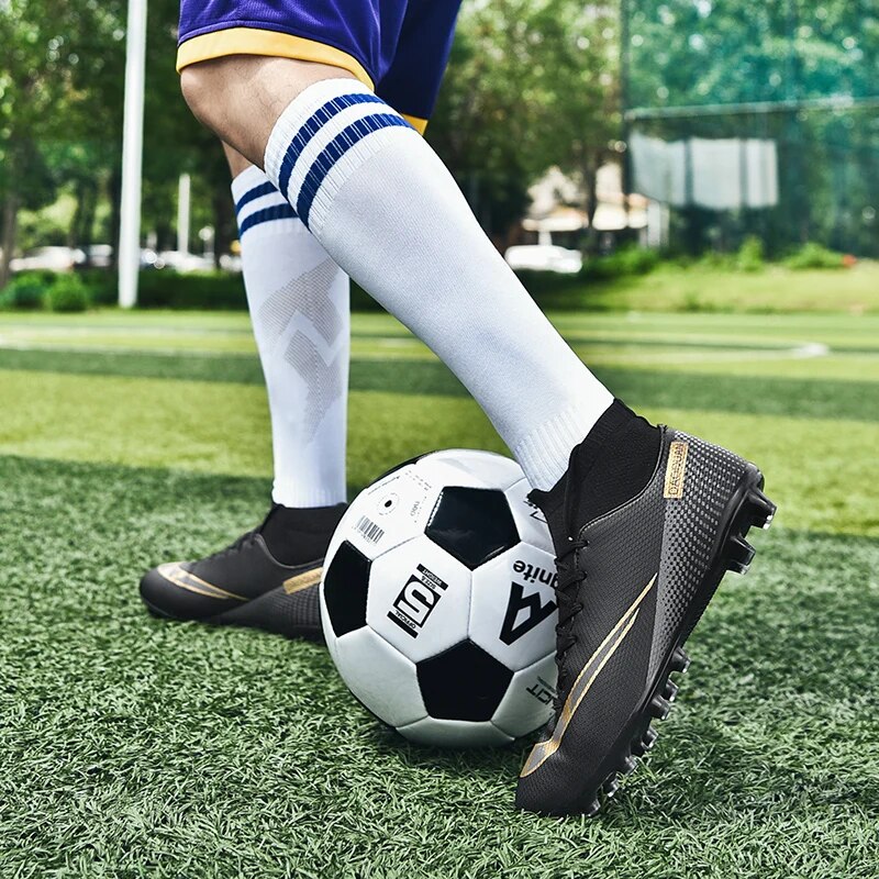 come4buy.com-נעלי כדורגל אימון פוטסל נעלי כדורגל בגזרה גבוהה נעלי ספורט חיצוניות