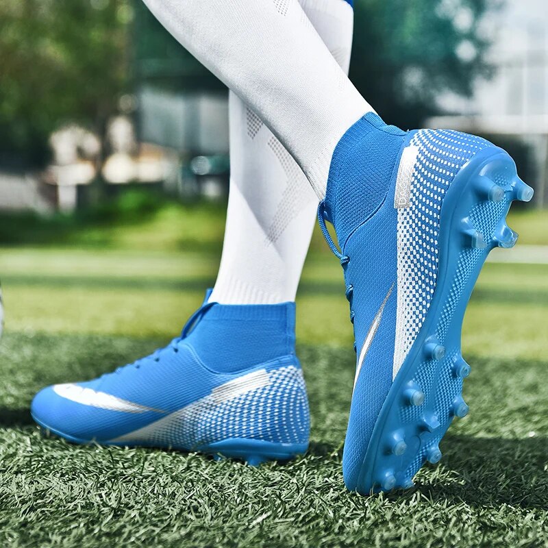 come4buy.com-Футболни обувки Футзал Тренировка Високи футболни обувки Маратонки за открито