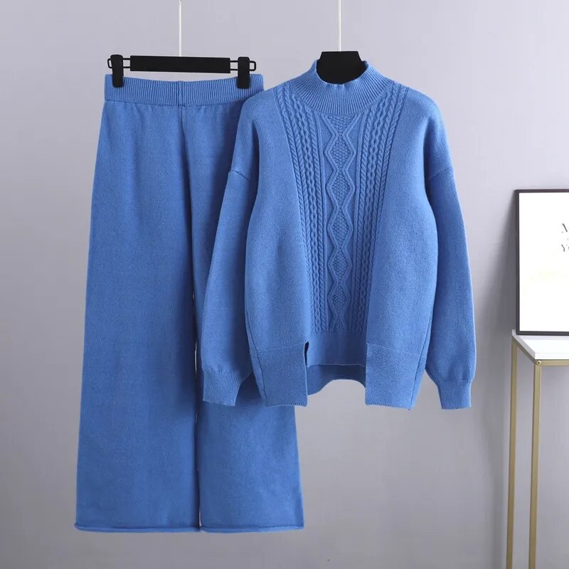 come4buy.com-Cashmir femei pulover Treninguri largi pantaloni costume