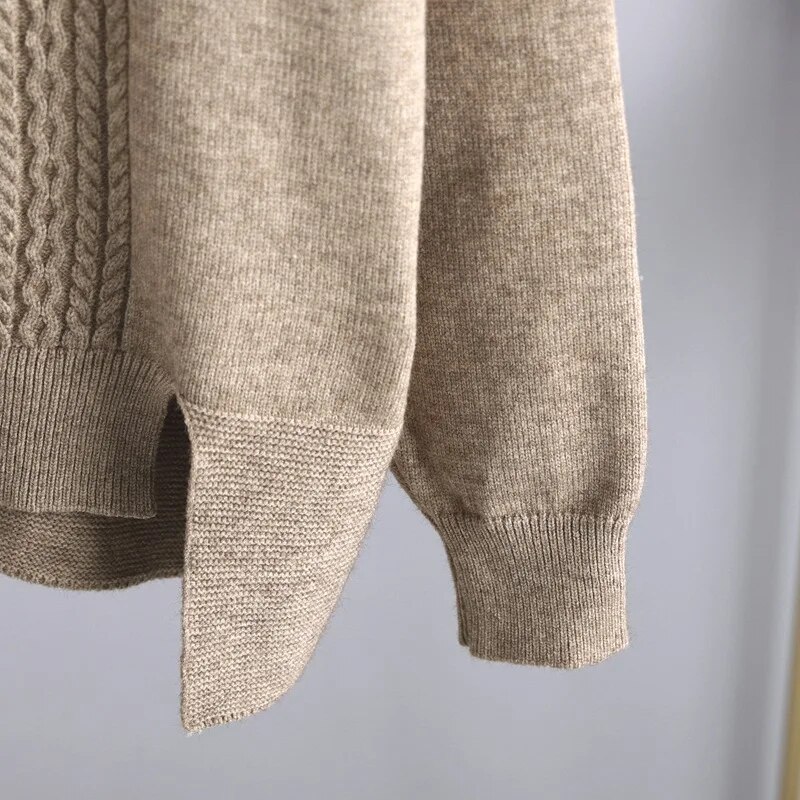 come4buy.com-Cashmere အမျိုးသမီးများ Sweater Tracksuits Wide Leg Pant ဝတ်စုံများ