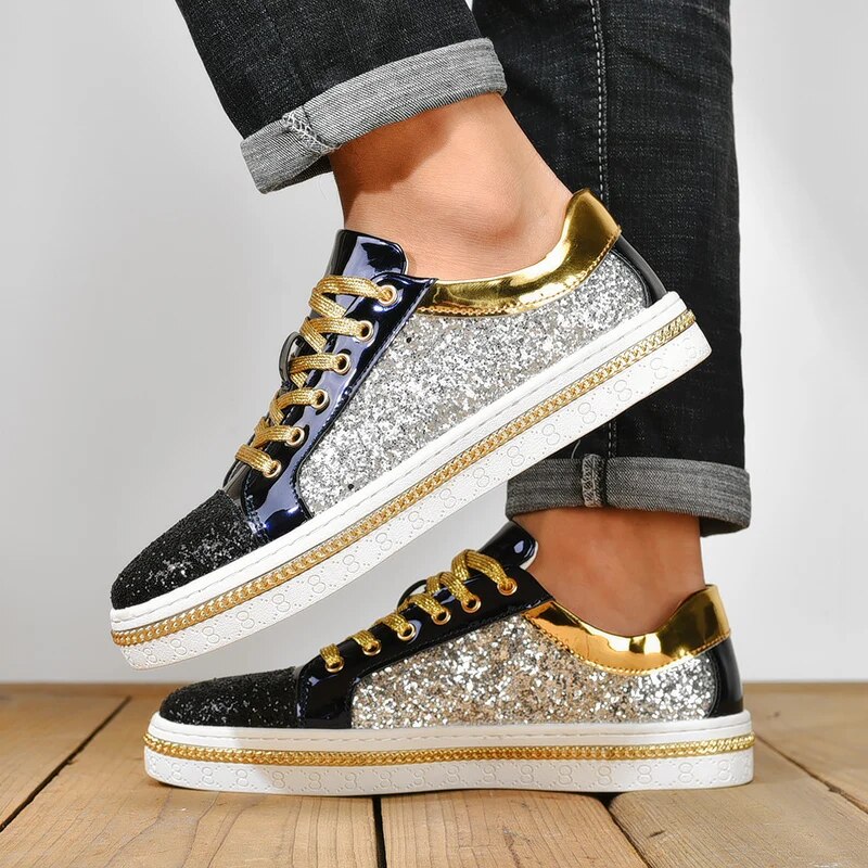come4buy.com-Stylish And Elegant Sports Golden Shoes For Men
