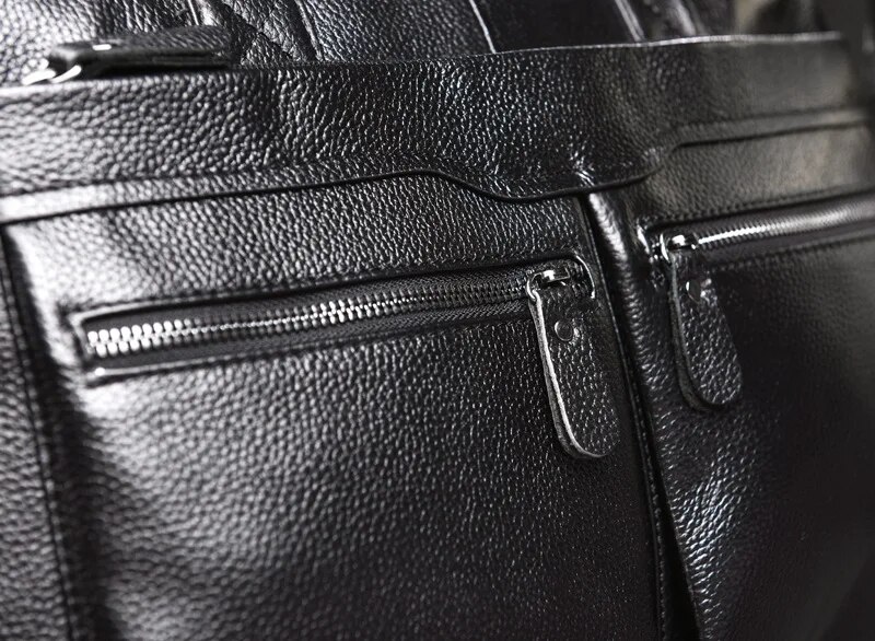 Come4buy.com-Бизнес-портфели мужские из воловьей кожи, сумка для ноутбука 14 дюймов