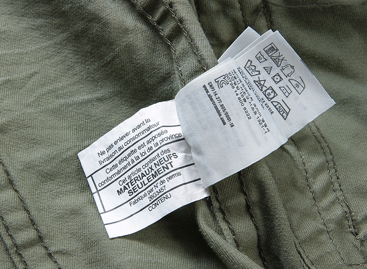 come4buy.com-Olive M65 Vintage курткалары эркектер үчүн Army Green Oversize Denim