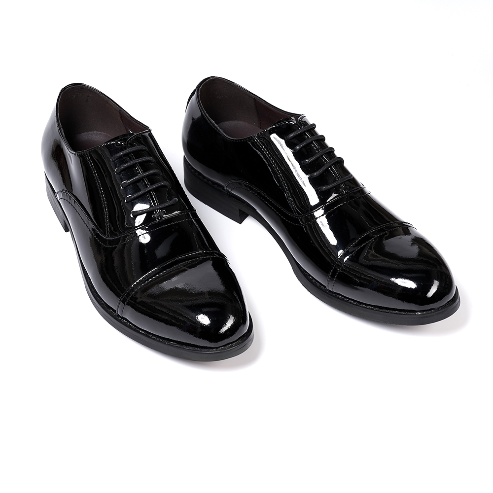 come4buy.com-Sapatos masculinos de couro envernizado