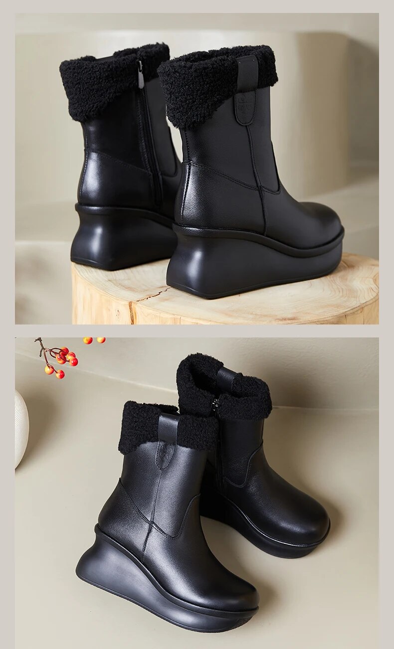 come4buy.com-Comfort Ankle Boots Women's