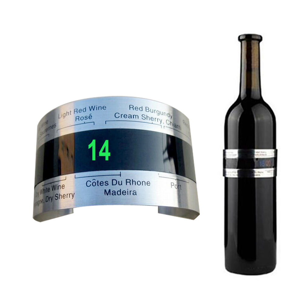come4buy.com-Termometro per vino Display LCD Sensore a clip