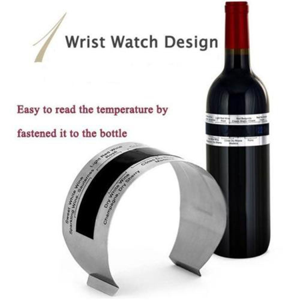 come4buy.com-Wine Termometroa LCD Pantaila-klipa Sensorea