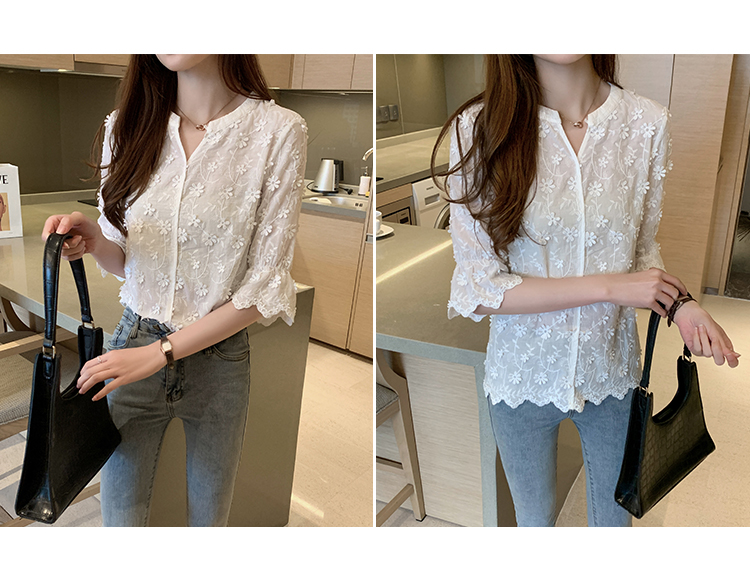 Come4Buy-eShop come4buy.com-Elegant Tops Lace Women Blouses