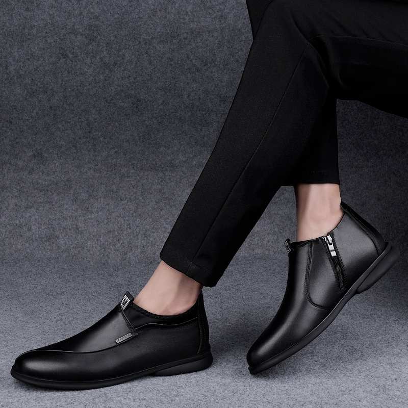 Come4Buy-eShop come4buy.com-Winter Warm Plush Mens Flat Shoes