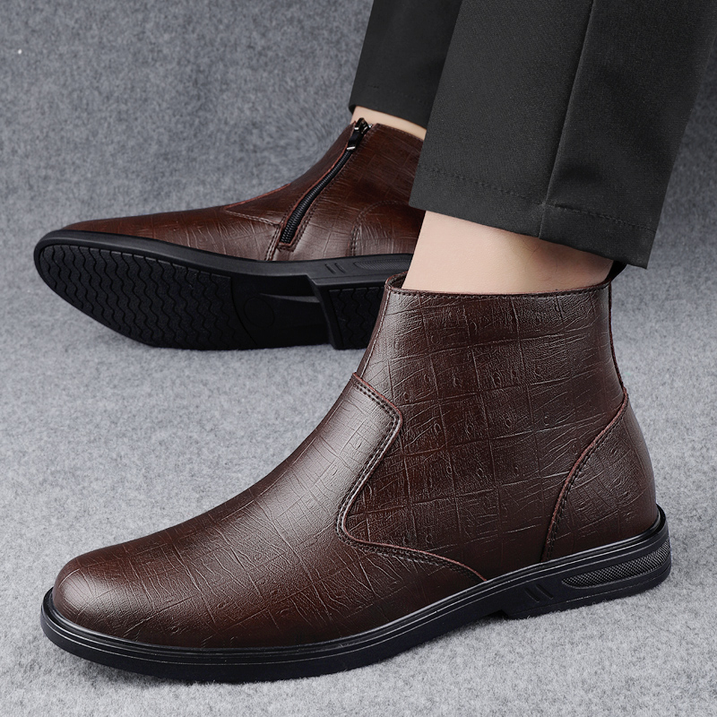 Come4Buy-eShop come4buy.com-Leather Men Chelsea Boots