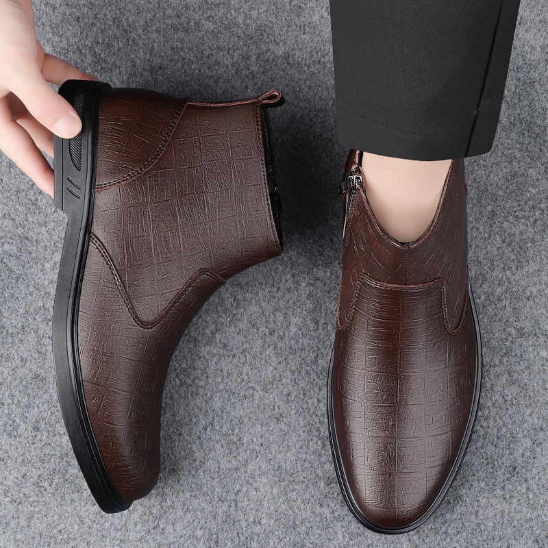 Come4Buy-eShop come4buy.com-Leather Men Chelsea Boots